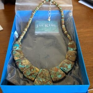 Jay King Turquoise and Earthy Tones Necklace